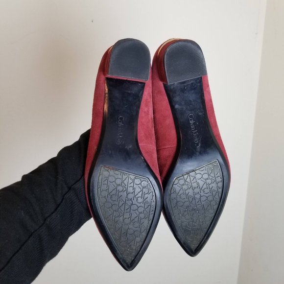 Calvin Klein GENOVEVA point toe chunky heel - Picture 4 of 11